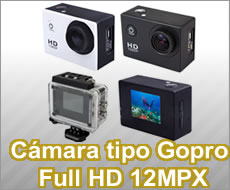 Cámara Tipo Gopro 12MPX
