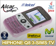 HIPHONE Q8 3SIMS TV 
